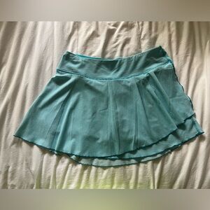 B-Passionit - Teal Blue/White Skort - size XL